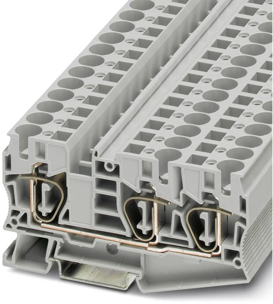 Phoenix Contact Listwy zaciskowe przepustowe ST 10-TWIN ST 10-TWIN Phoenix Contact 3035288 szary Zawartość 25 szt ST 10-TWIN