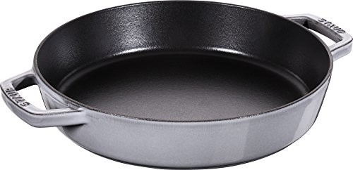 Staub 40511  726  0 patelnia z dwoma uchwytami, żeliwo, szara, 26 cm 40511-726-0