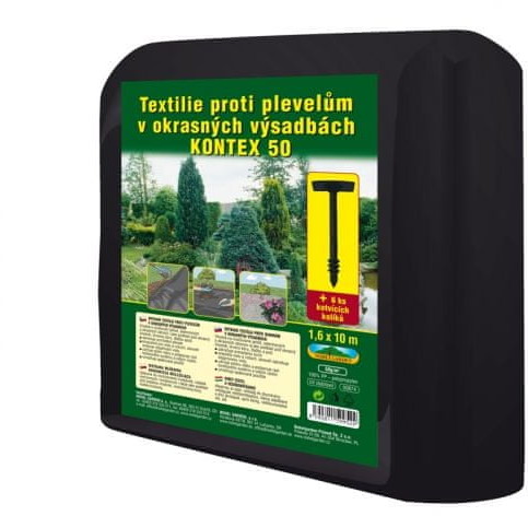 NOHEL GARDEN agrotkanina KONTEX 1,6x10m czarna