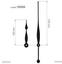Atrix Super długie wskazówki zegarowe #3 HR606