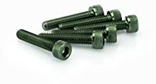 Puig 0185 V blister 6 śrub, M5, 25 mm, zielony 0185V