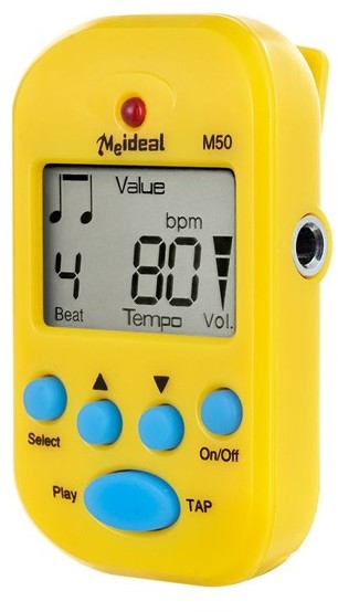 Meideal M50 metronom cyfrowy żółty