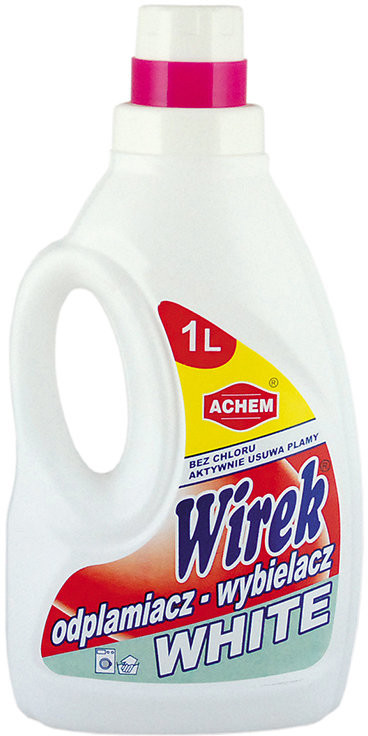 Wirek Achem odplamiacz do tkanin białych 1L