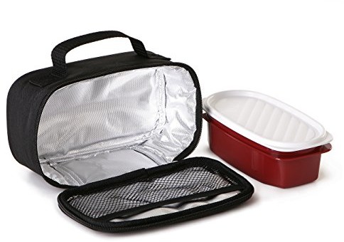 TATAY Tatay Urban Food Casual Mini - izolowana torba na lunch, pojemność 1,5 l, z 1 plastikowym przechowywanie żywności 0,5 l bez BPA, czarna. Wymiary 21,5 x 9 x 12 cm Tatay_1168100