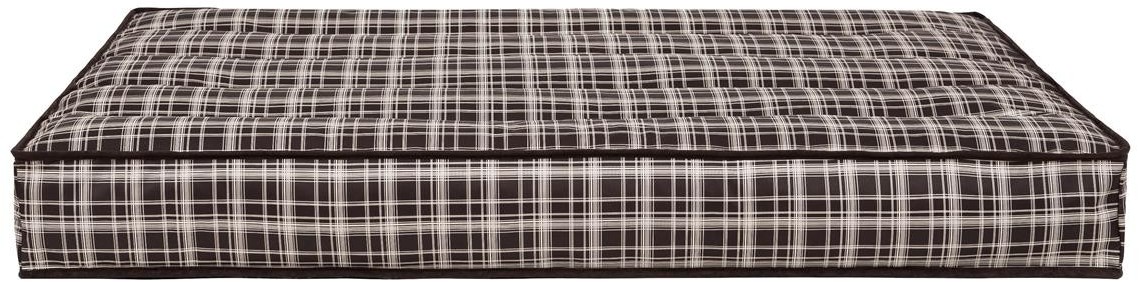 Hobbygarden Materac - Brązowa kratka - 120x82 cm MAPBKR7