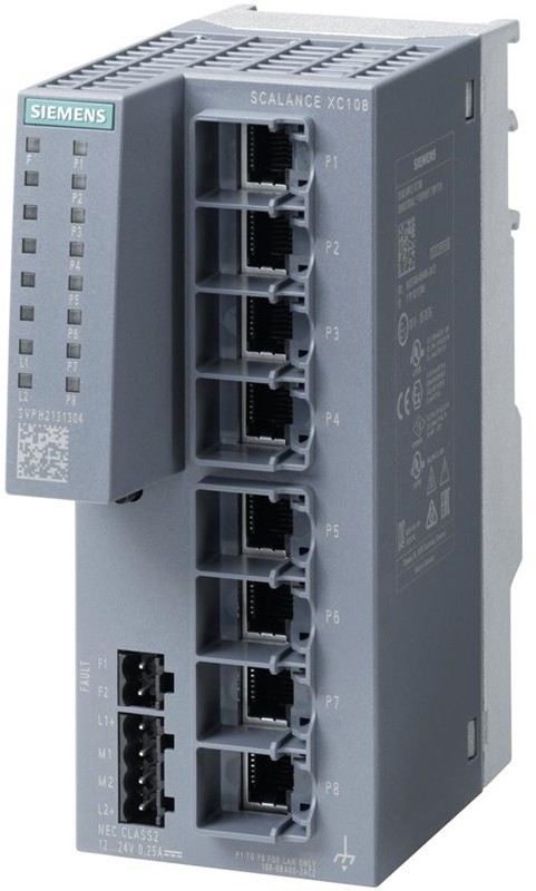 Siemens Scalance xc108 unmanaged ie switch 6GK5108-0BA00-2AC2