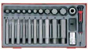 Teng Tools Zestaw kluczy nasadowych 1/2" 23szt 68850106 68850106