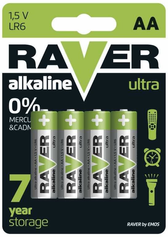 RAVER Emos Bateria alk. LR6 B7921 B4