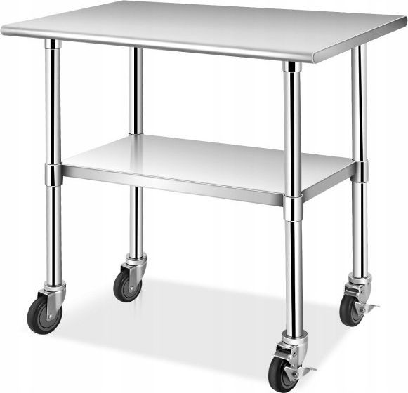 Costway Costway Metalowy wózek stolik kuchenny na kółkach TL35113