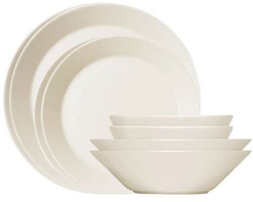 Iittala Teema 8-częściowy zestaw obiadowy, Bianco, jeden rozmiar 046154