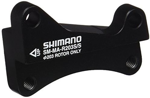 Shimano SM-ma-r203s/S adapter mocowania tarczy hamulcowej 203 MM czarna 2016 adapter mocowania tarczy hamulcowej tylne koło SMMAR203SSA