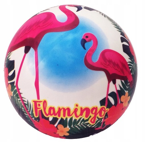 Artyk Zabawka Piłka Gumowa 23cm różowe Flaming