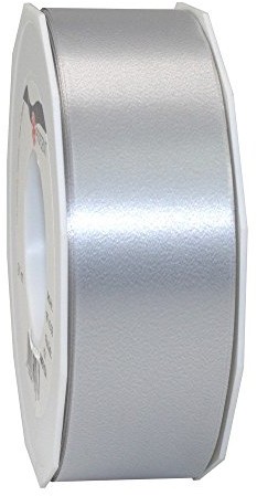 PRÄSENT C.E. Pattberg taśma prezentowa srebrna, 91 m, 40 mm, do majsterkowania, dekorowania i pakowania prezentów na każdą okazję 1874099-631