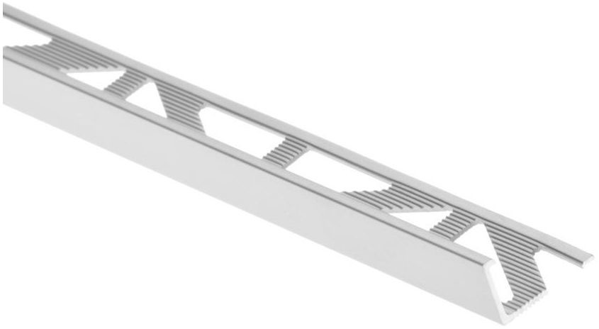 Cezar STANDERS Profil do glaury Aluminium narożny 10 mm / 2.5 m Srebrny