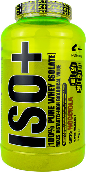 4+ Nutrition ISO+ 2000 g białej czekolady i truskawki proszek