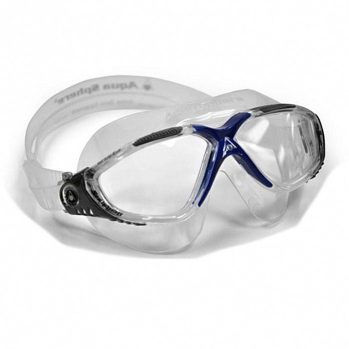 Aqua Sphere Okulary pływackie VISTA przezroczyste szkło niebieski