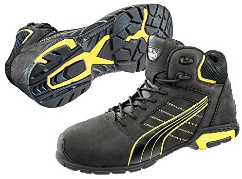 Puma Safety buty ochronne S3 SRC z podwyższoną cholewką Metro Protect Amsterdam, nr artykułu 63.224.0, 43 EU, czarno-żółty 47-632240-43