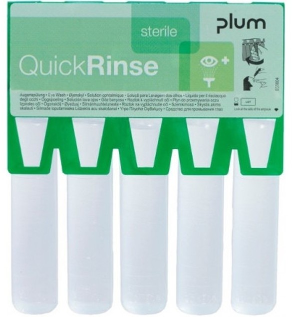 Plum Ampułki Do Przemywania Oczu Plum Quickrinse 5X20Ml