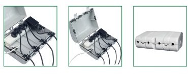 Bachmann 904.100 skrzynka ochronna IP64 do podzespołów elektrycznych, z 6 przepustami kablowymi 1771