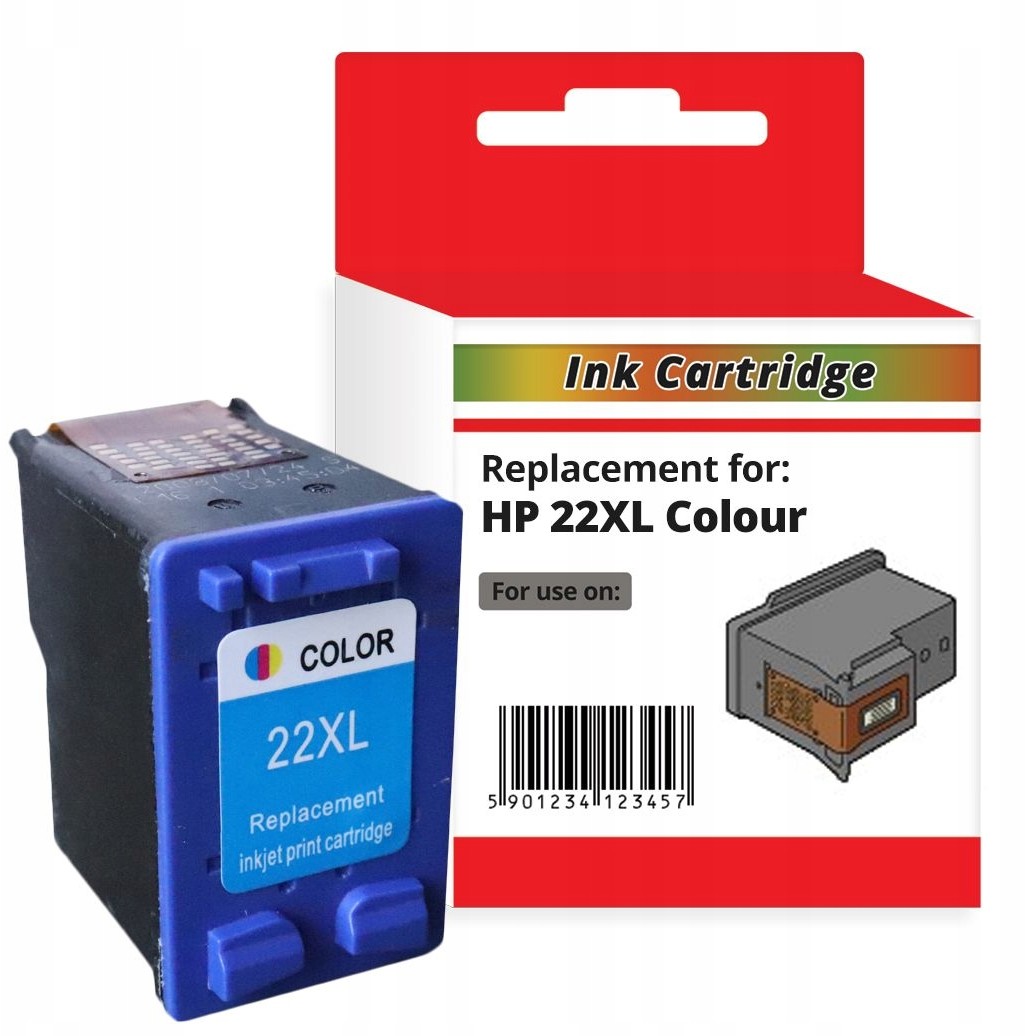 Tusz Hp 22XL Do Drukarki Hp Psc 1410V Chip