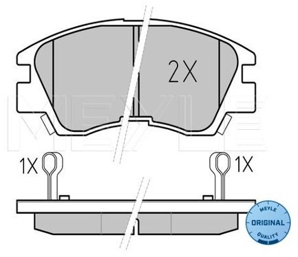 Wulf Gaertner Autoparts Zestaw klocków hamulcowych, hamulce tarczowe Wulf Gaertner Autoparts 025 213 7316/W