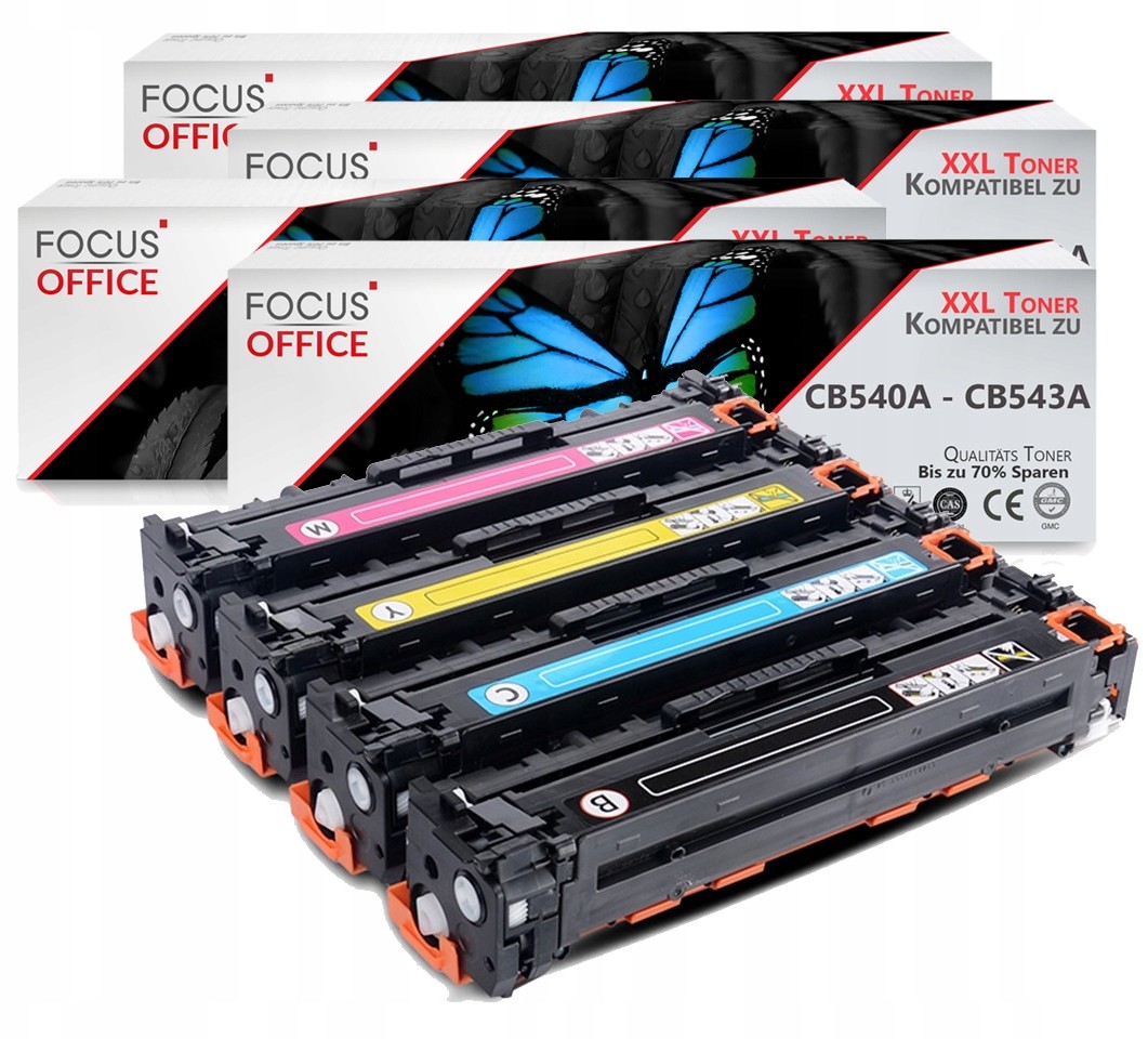 Komplet Tonerów do Hp CP1215 CP1515 CP1518 CM1312