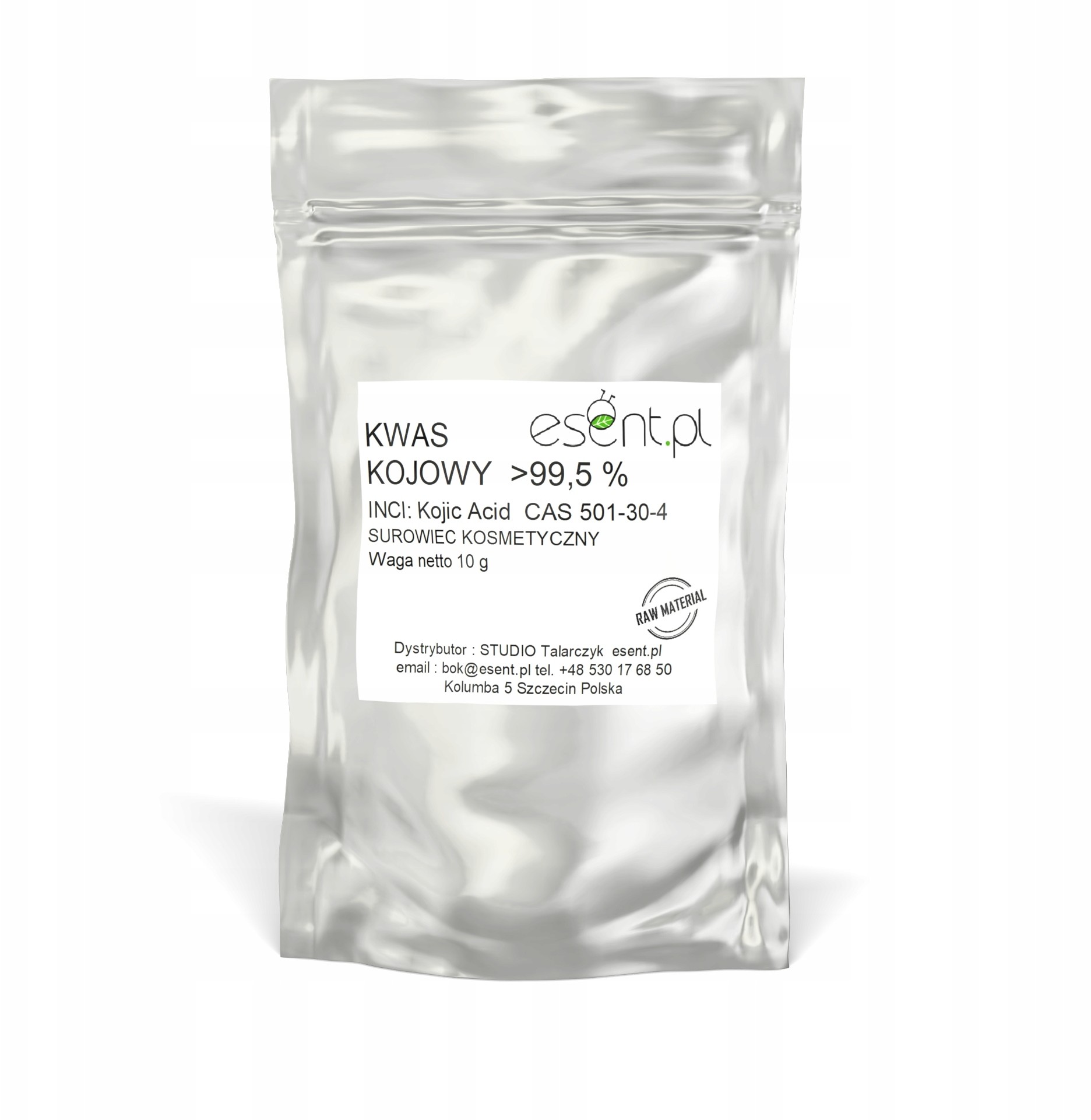 Kwas Kojowy 99,5% 10g depigmentacja, oczyszczenie