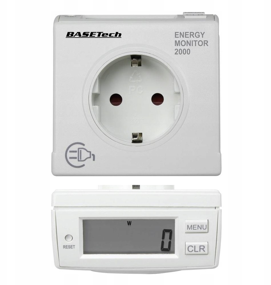 Schuko Licznik kosztów energii do gniazdek typu