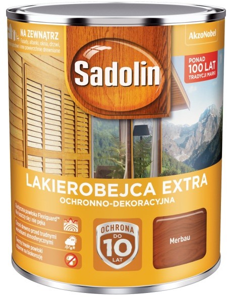 Zdjęcia - Lakiery i lazury Sadolin Lakierobejca  Extra merbau 0,75l 