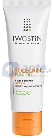 Nepentes Iwostin Solecrin Purritin SPF50+ krem ochronny 50ml