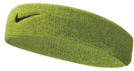 Nike 9381/3 Swoosh Headbands opaska na czoło biała/czarna, jeden rozmiar 0845840058350