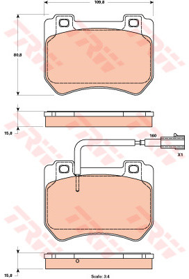 TRW KFZ Ausruestung GmbH) KFZ Ausruestung GmbH) GDB1904 GDB1904