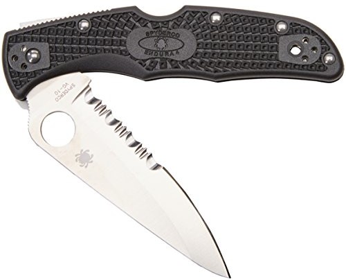 Spyderco nóż kieszonkowy Endura 4 Lightweight, czarna, 01sp116 SPY-C10PSBK