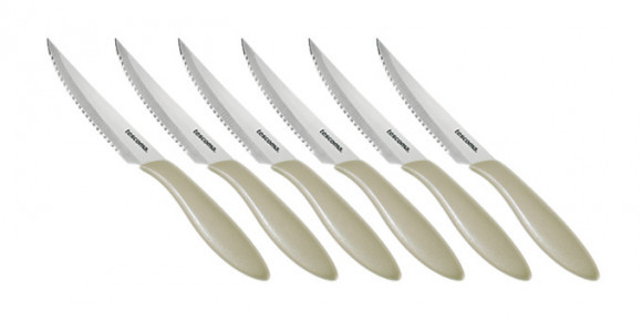 Tescoma PRESTO NÓŻ DO STEKÓW 12CM 6SZT. STAL NIERDZEWNA BEŻOWY 863056.40