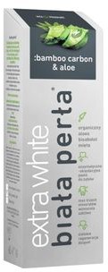 Biała Perła Biała Perła BAMBOO CARBON & ALOE Extra White Pasta do zębów 75ml