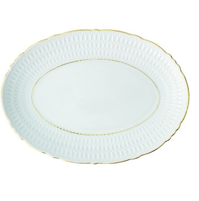 Ćmielów SOFIA RAWIER 24CM PÓŁMISEK ZŁOTA LINIA 3604 3094