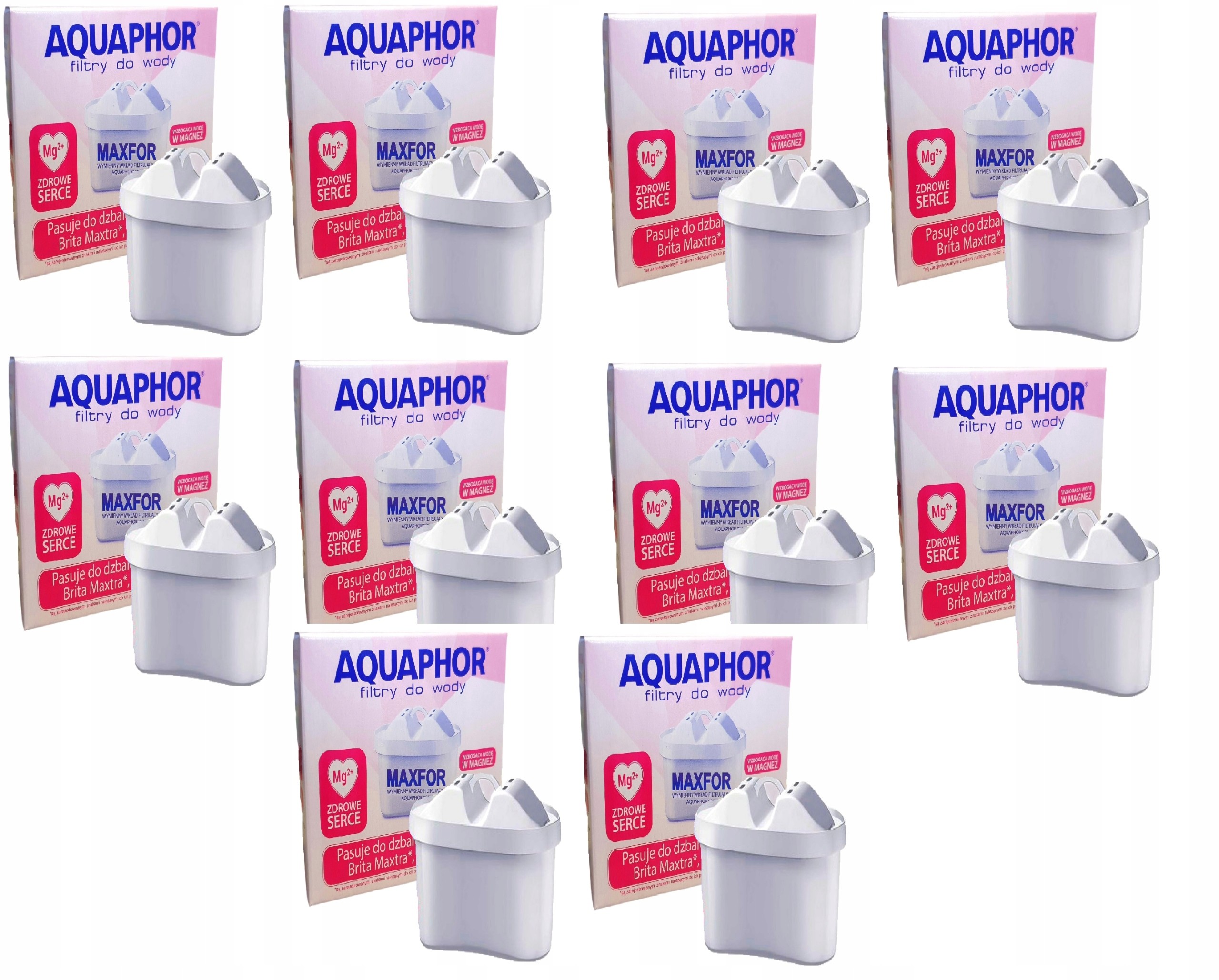 Aquaphor 10 x Filtr Do Wody Wkład Maxfor B25 MG2