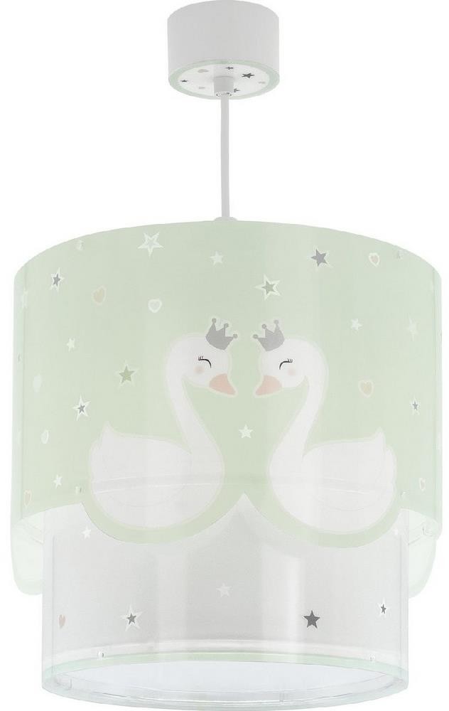 Dalber 61712H - Żyrandol dziecięcy SWEET LOVE 1xE27/60W/230V zielony
