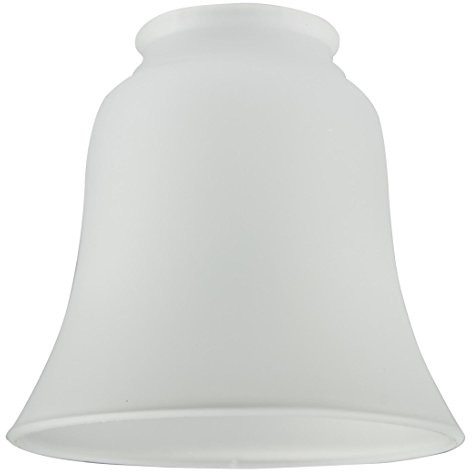 Westinghouse Lighting 8703640 4,3 cm klosz lampy wykonany z satynowanego szkła, dzwonek kształt, biały, 12.1 x 12.1 x 11.1 cm 8703640