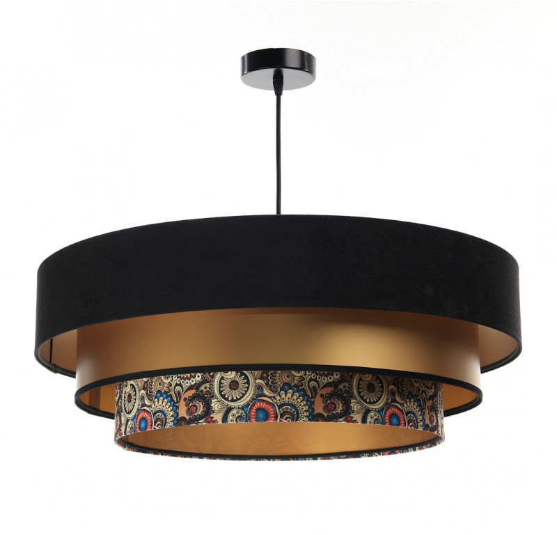 ImoLight Lampa wisząca Dalia Mix Czarna-Marokoańska Fantazja-Złota 050-083-60 // IL-Dl-022