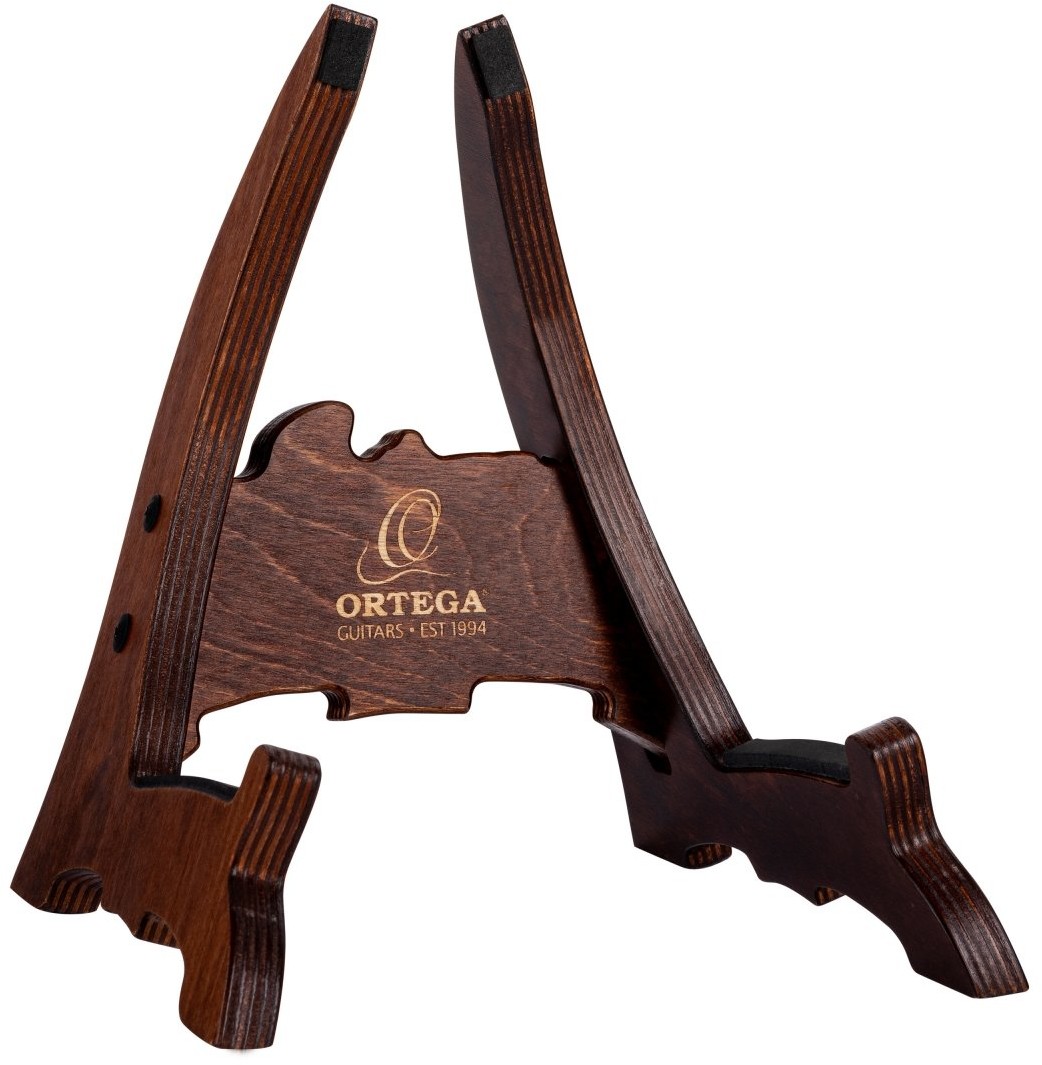 Ortega Guitars Ortega gitary OWUS-1 stojak na ukulele z drewna brzozowego, ciemnobrązowy OWUS-1