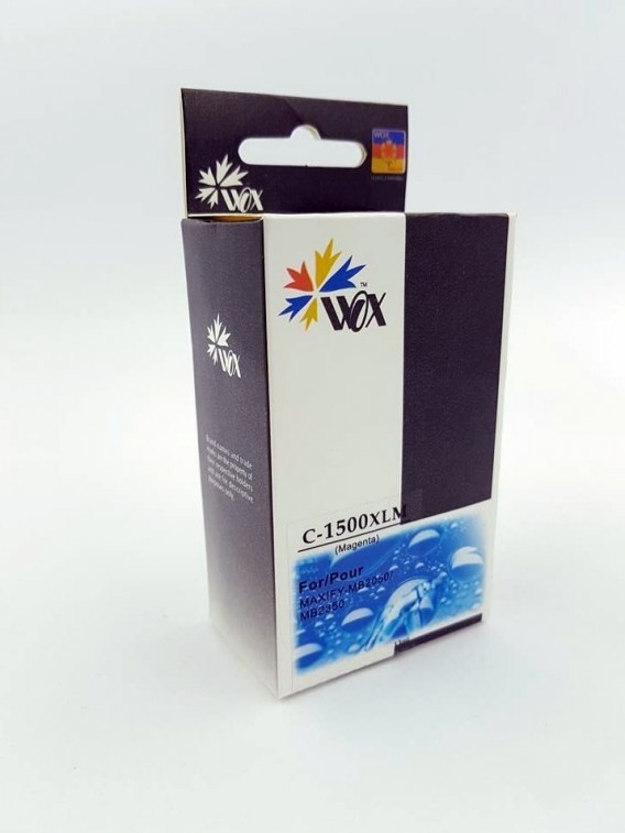 THI Tusz Magneta CANON PGI-1500XLM zamiennik PGI1500XLM WOX-C1500MN
