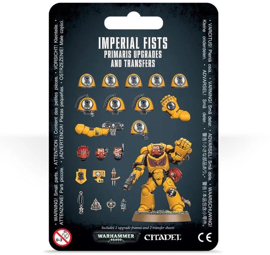 Games Workshop Imperial Fists Primaris Upgrades & Transfers (99070101075) 55-26