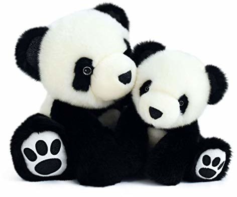 Histoire d'ours Histoire d'Ours HO2866 So chic Panda noir, 17 cm, czarny