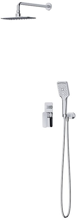 Cersanit Cersanit LARGA Zestaw podtynkowy z baterią wannowo-natryskową chrom S952-029