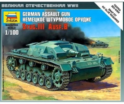 Zvezda German Assault Gun Stug-III MZV-6155