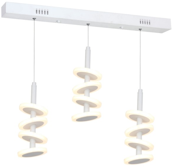 Milagro LAMPA wisząca PABLO 231 metalowa OPRAWA zwis LED 48W listwa sufitowa biała 231