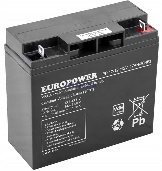 Europower Akumulator EP 17-12 12V 17Ah 18687685