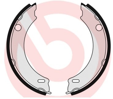BREMBO Zesatw szczęk hamulcowych, hamulec postojowy S 86 508