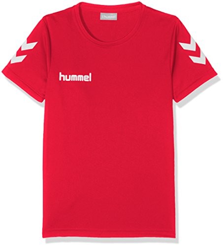 Hummel dziewczęcy Core poliester Tee T-Shirt, czerwony, 116-128 103756-3062